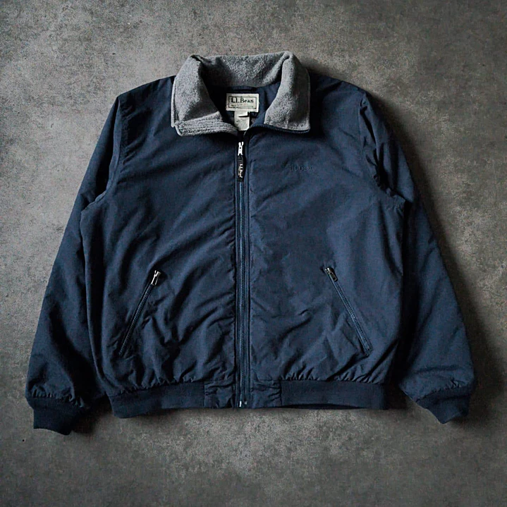 L.L Bean Warm up Jacket L 1
