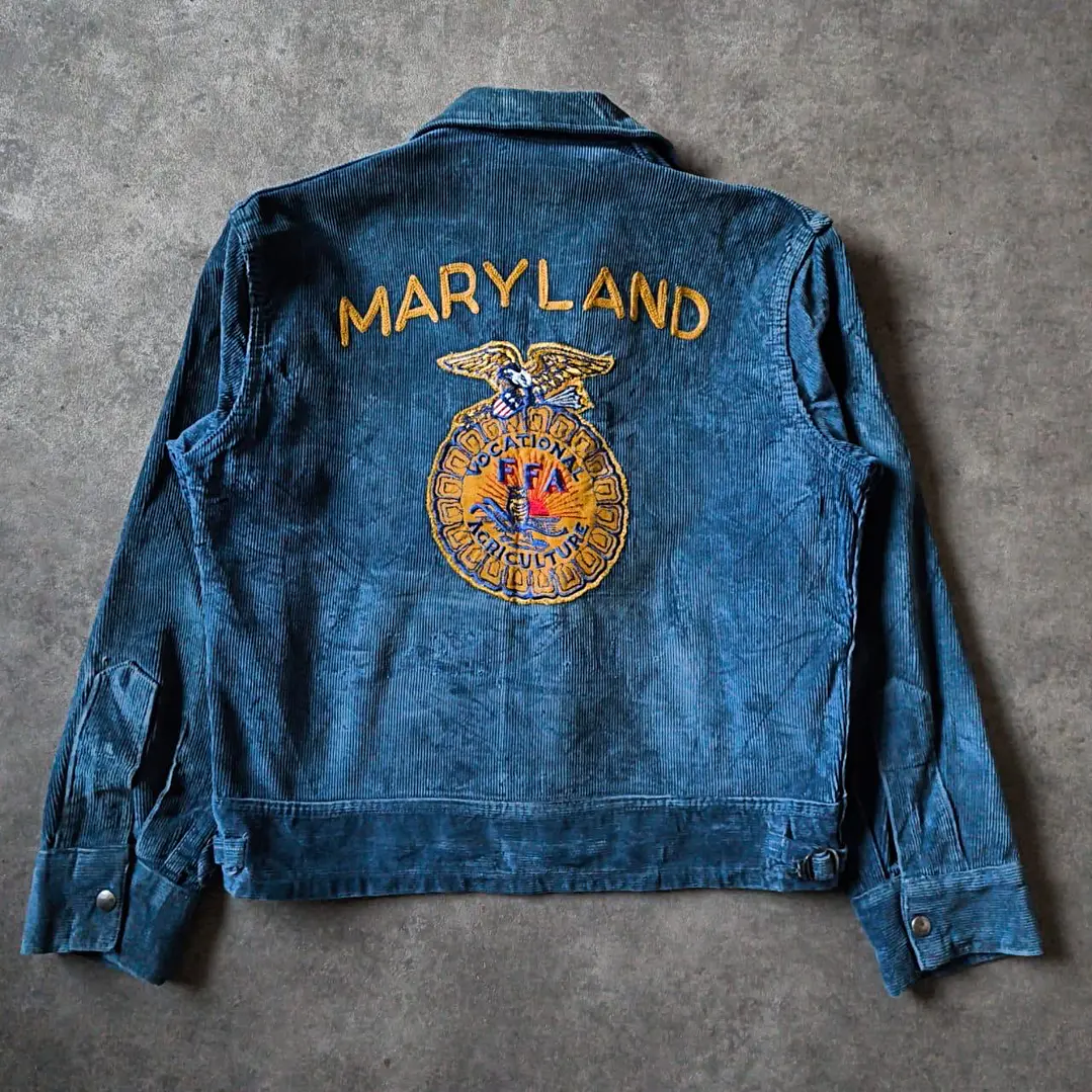 Vintage FFA Corduroy Maryland Jacket S 5