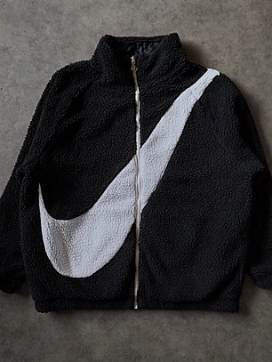 Nike Big Swoosh Sherpa Reversible Jacket M