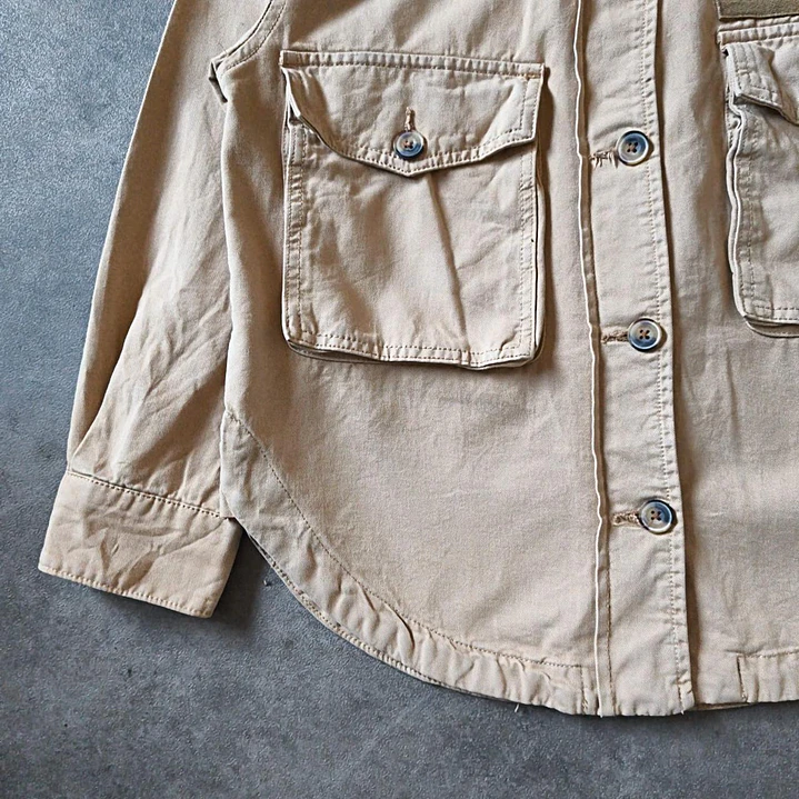 Bershka Military Cropped OverShirt S 2