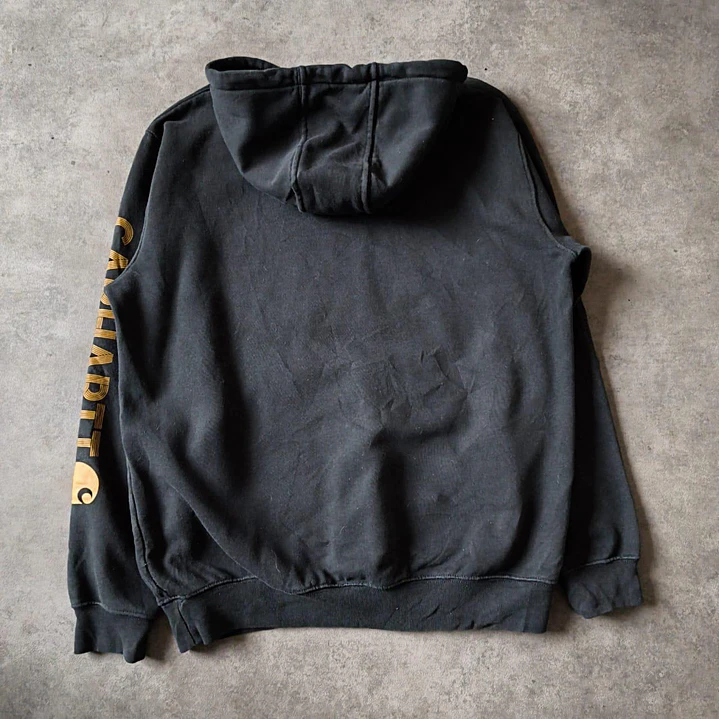 Carhartt Logo Sleeve Hoodie L 4