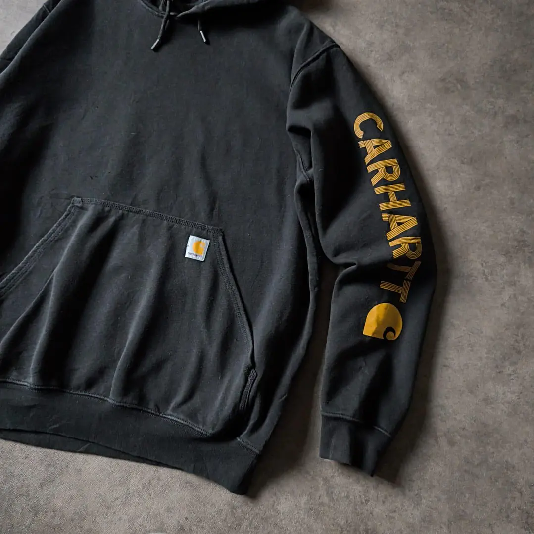 Carhartt Logo Sleeve Hoodie L 3