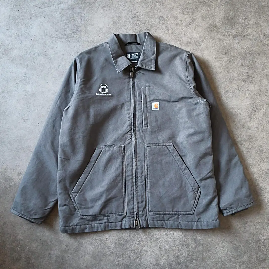 Carhartt Duck Sherpa Lined Jacket L 1
