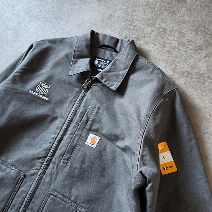 Carhartt Duck Sherpa Lined Jacket L 4