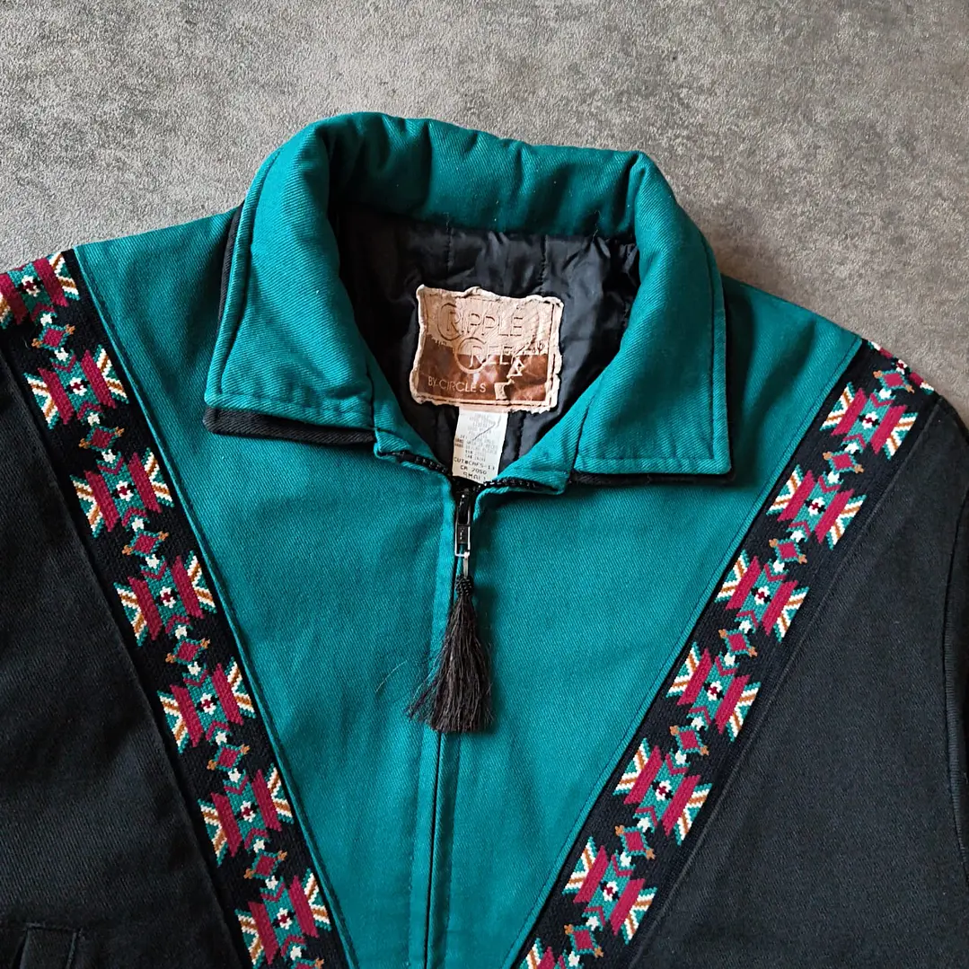 Vintage Cripple Creek Aztec Jacket S 5