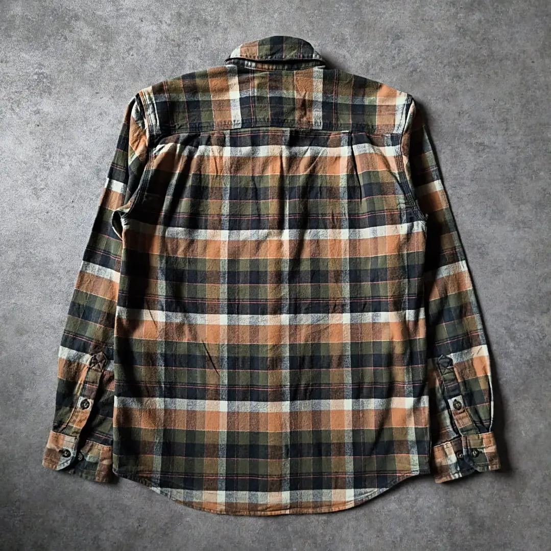Carhartt Flannel Long Sleeve Shirt S 4