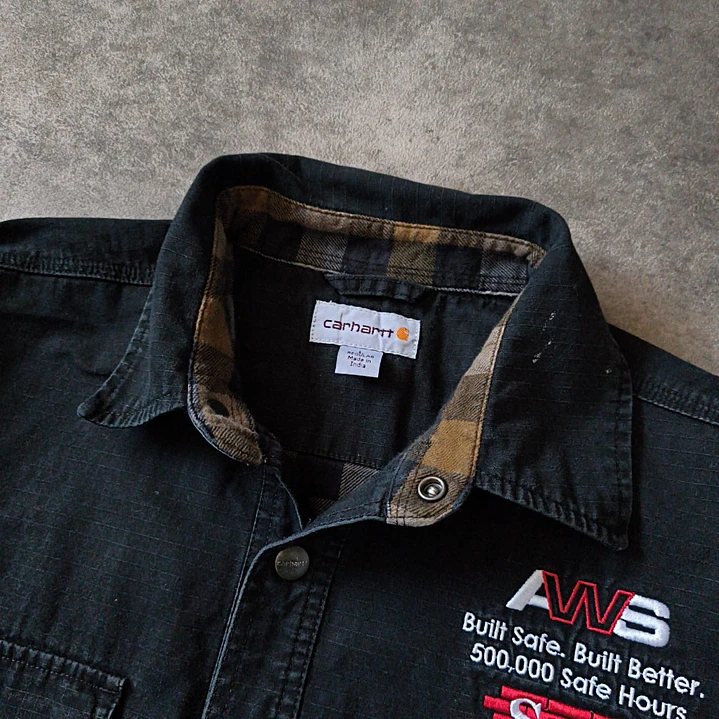 Carhartt Work Shirt Jacket L 4