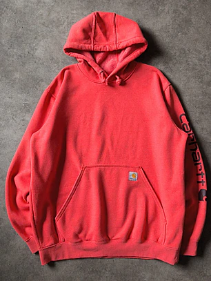 Carhartt Logo Sleeve Hoodie L