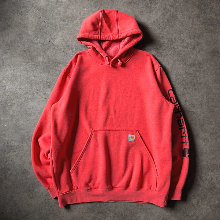 Carhartt Logo Sleeve Hoodie L 1