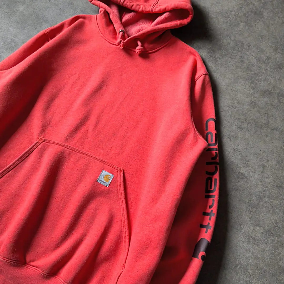 Carhartt Logo Sleeve Hoodie L 2