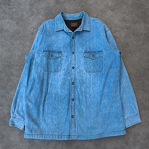 St John’s Bay Denim Lined Shirt XL