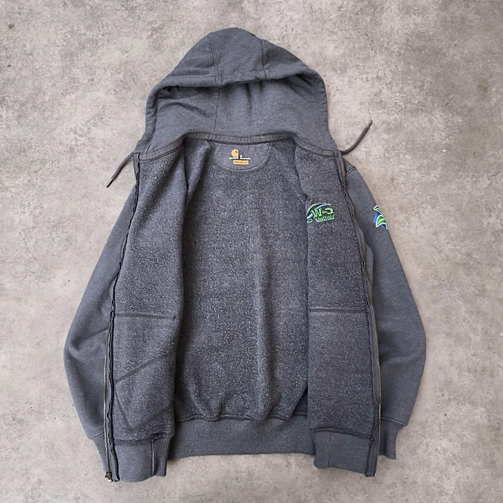 Carhartt Zip Up Hoodie S 4