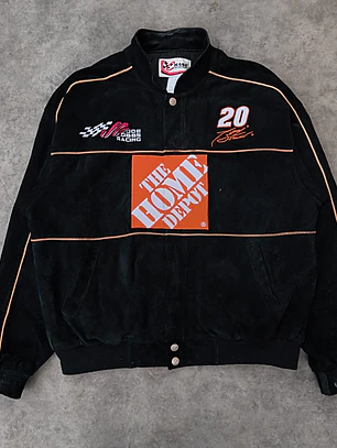 Chase Authentic Leather  Nascar Jacket L