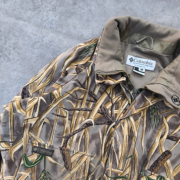 Columbia Camo Realtree Bomber Jacket XL 7