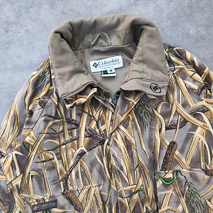 Columbia Camo Realtree Bomber Jacket XL 2