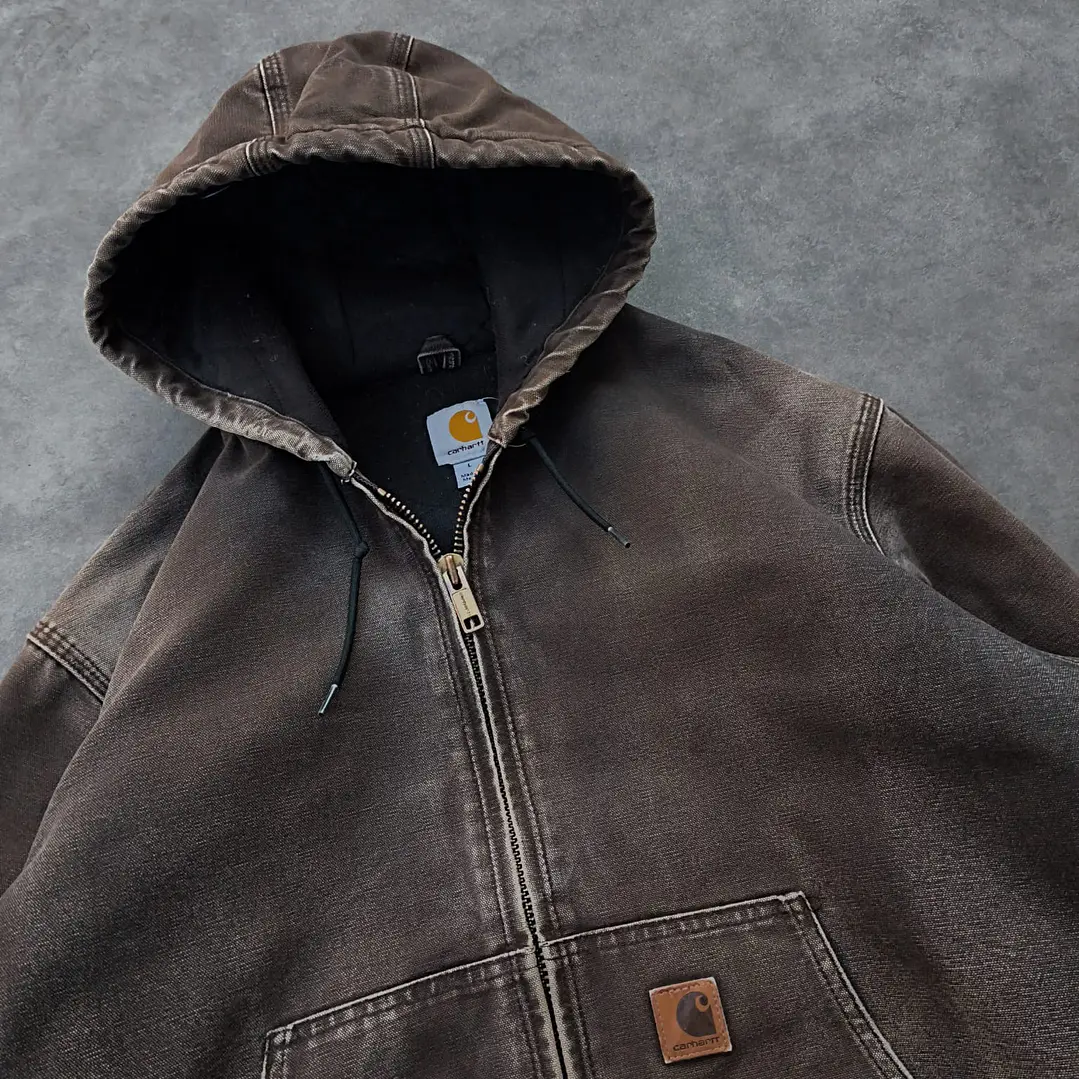 Faded Carhartt Duck Active Jacket L 2