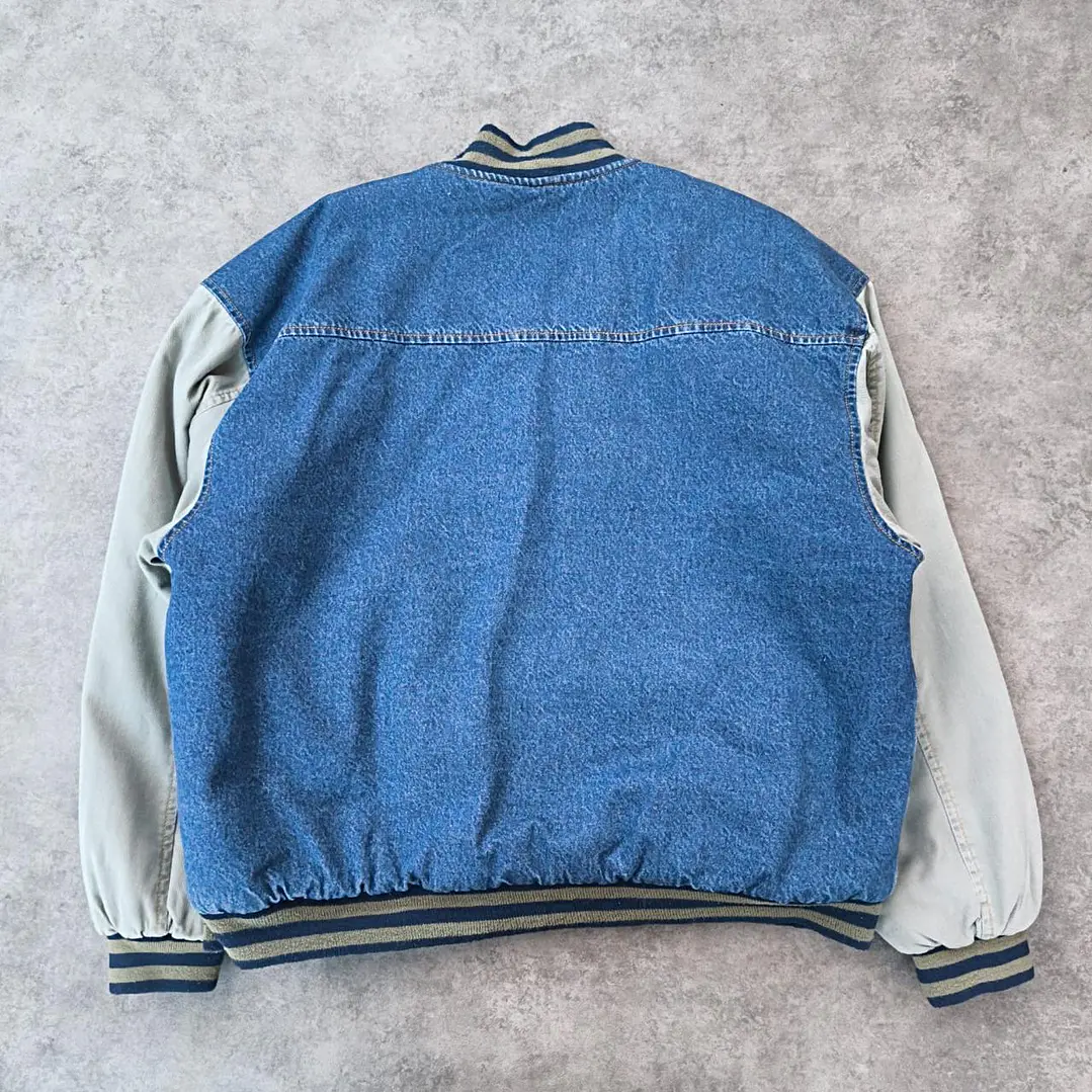 WearGuard Varsity Denim Jacket L 7