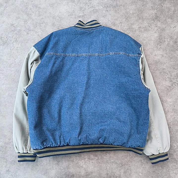 WearGuard Varsity Denim Jacket L 7