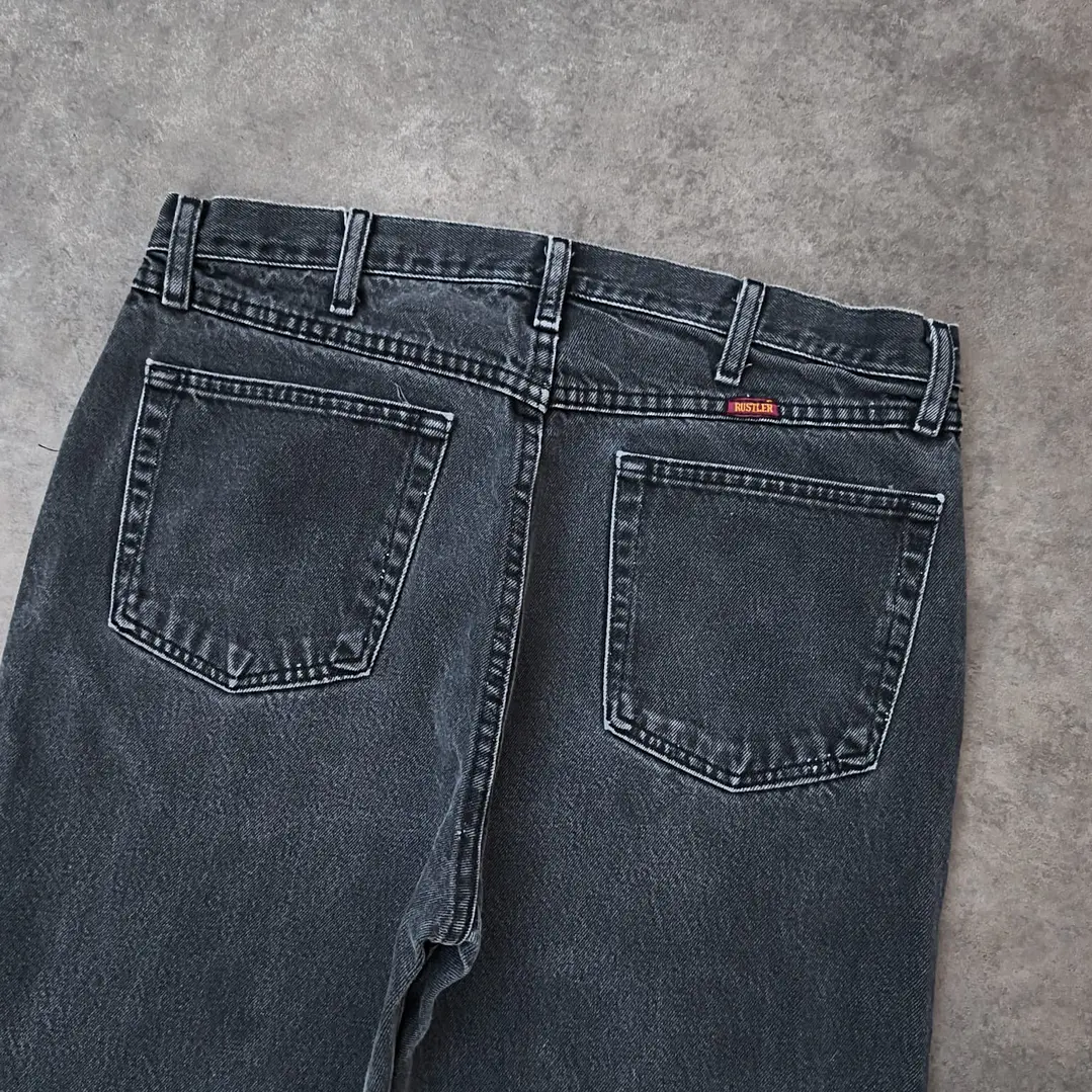 Rustler Washed Denim Pants 34x34🇺🇸/44🇨🇱 2