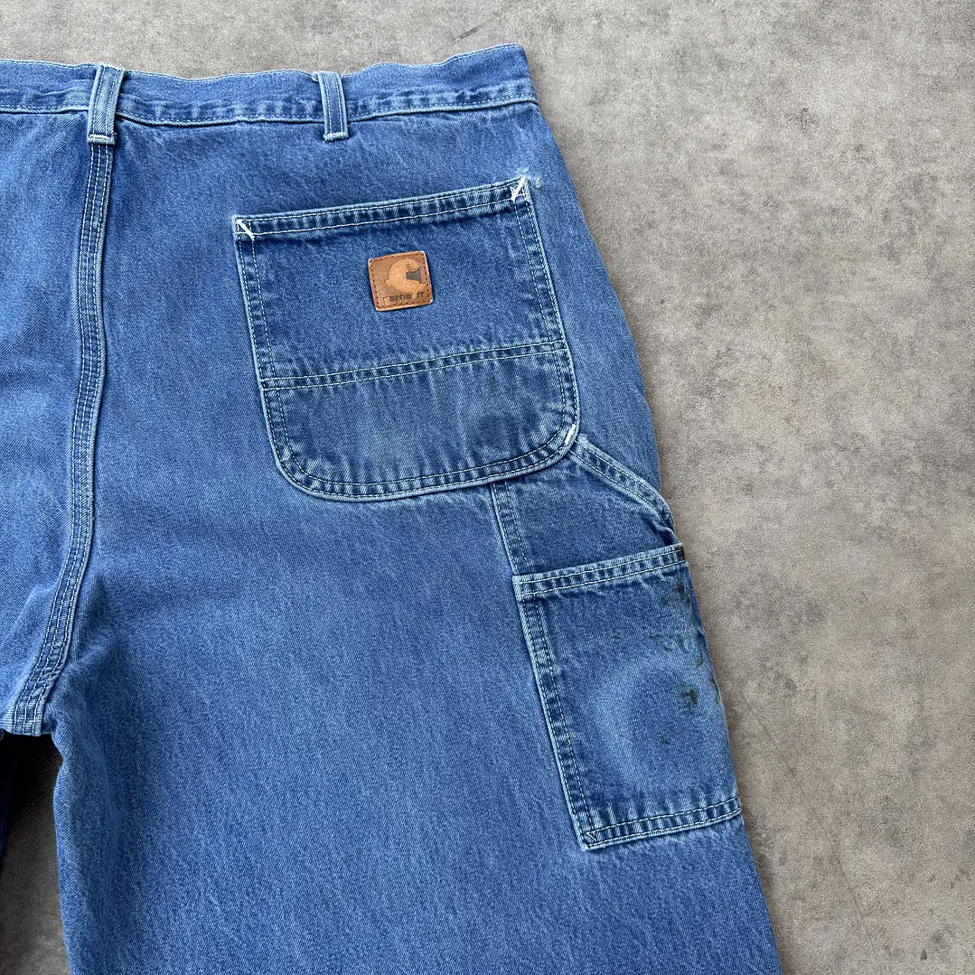 Carhartt Denim Carpenter Pants 38x30🇺🇸/48🇨🇱 5