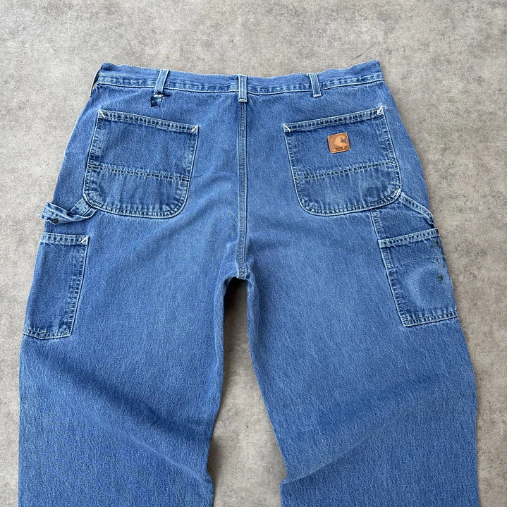 Carhartt Denim Carpenter Pants 38x30🇺🇸/48🇨🇱 2