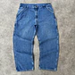 Carhartt Denim Carpenter Pants 38x30🇺🇸/48🇨🇱 - Miniatura 4