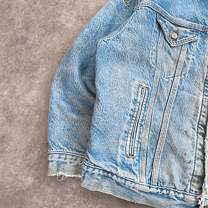 Carhartt Trucker Denim Jacket XL 4
