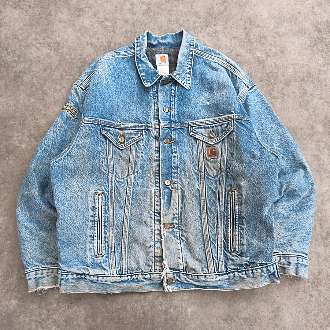 Carhartt Trucker Denim Jacket XL 1