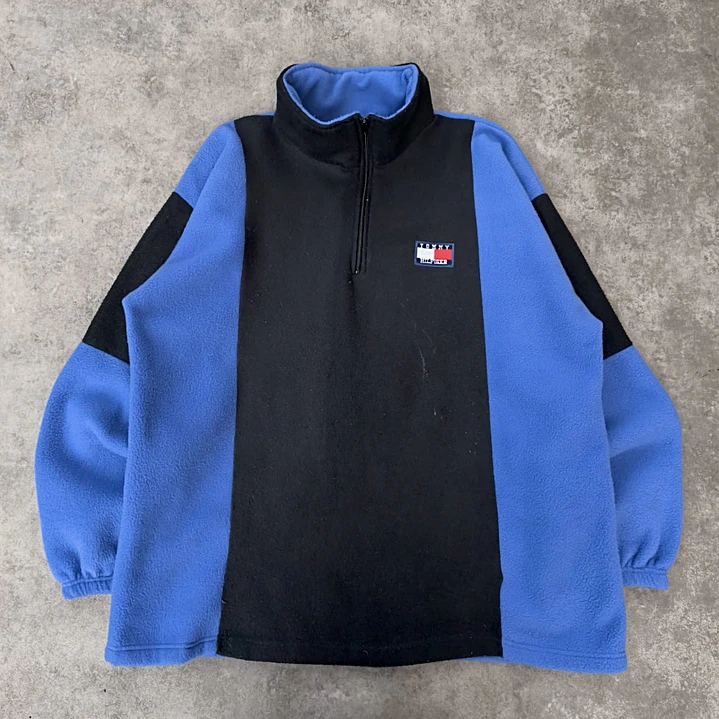 Vintage Tommy Hilfiger two tone Fleece XL 1