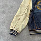 Vintage Looney Tunes Taz Aviator Leather Jacket L - Miniatura 11