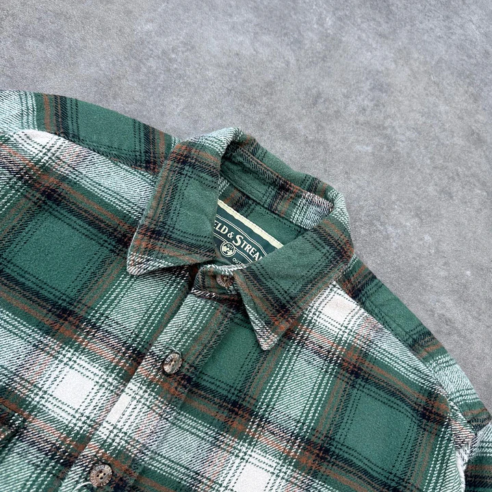 Field & Stream Heavyweight Long Sleeve Flannel Shirt M 3