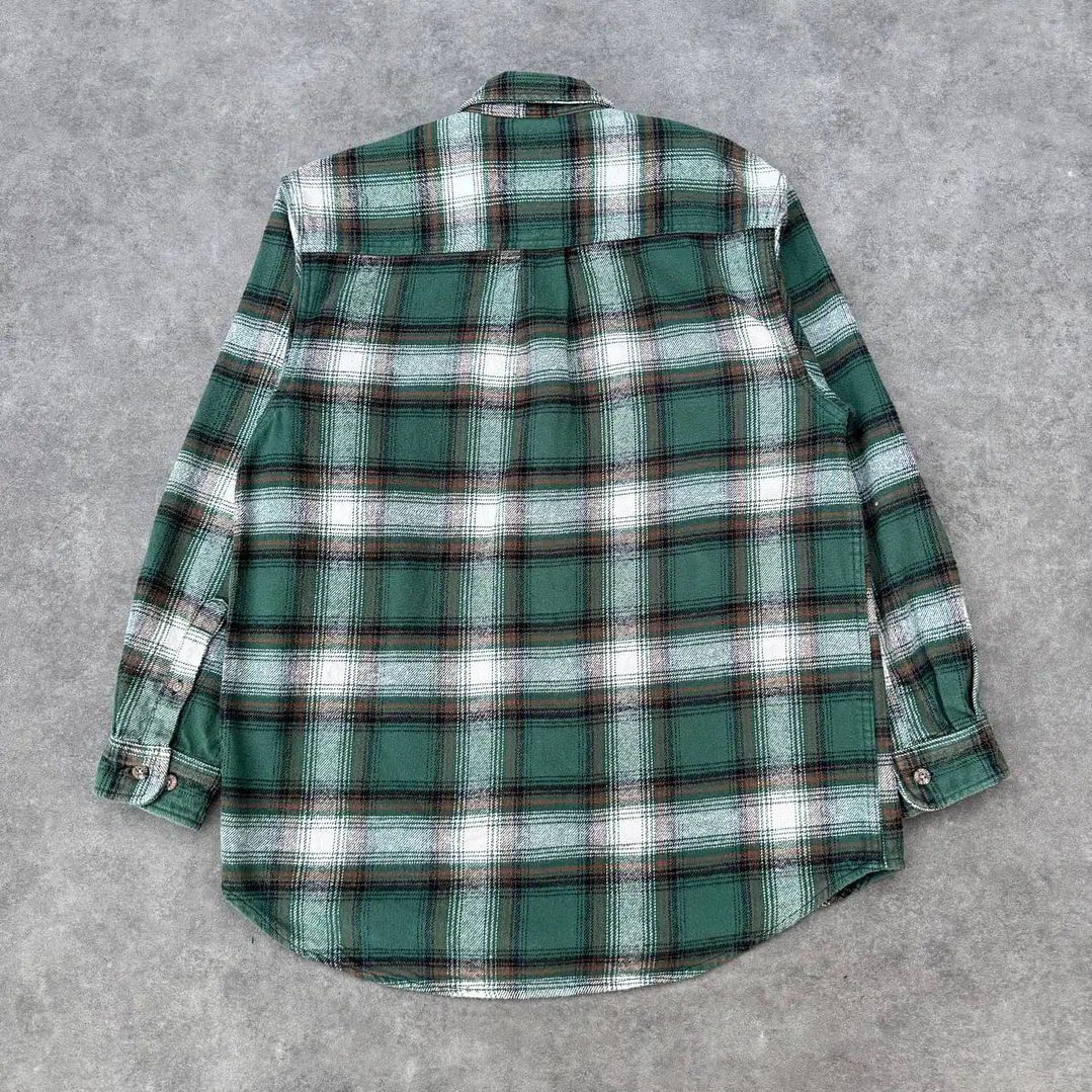 Field & Stream Heavyweight Long Sleeve Flannel Shirt M 4