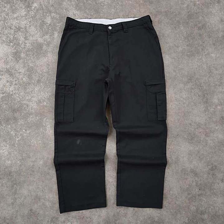 Dickies cargo Pants, color negro. 38x30🇺🇸/48🇨🇱 3