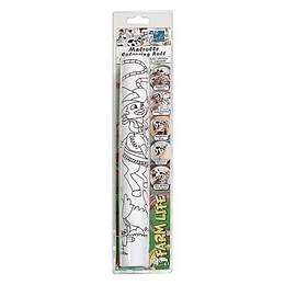 Rollo Adhesivo Para Colorear Granja