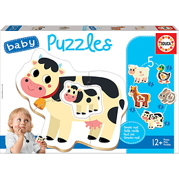 Puzzle Baby 1+ Animales Granja
