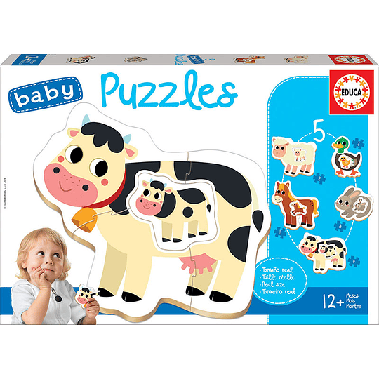 Puzzle Baby 1+ Animales Granja