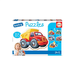 Puzzle Baby 2+ Vehiculos 1