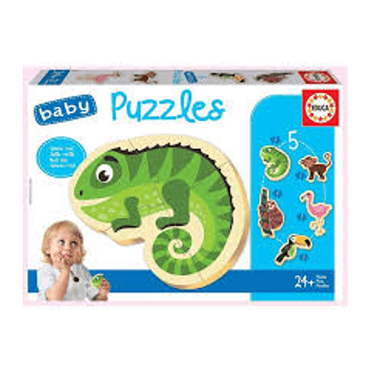 Puzzle Baby 2+ Animales Tropicales