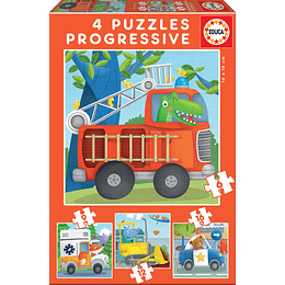 Puzzle 6+9+12+16 Patrulla Rescate
