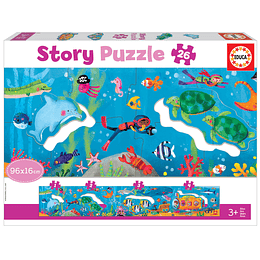 Puzzle Story 26 3+ Mundo Submarino