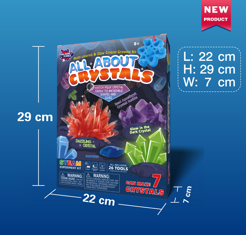 Juego de Ciencias STEAM - Todo sobre los cristales 2