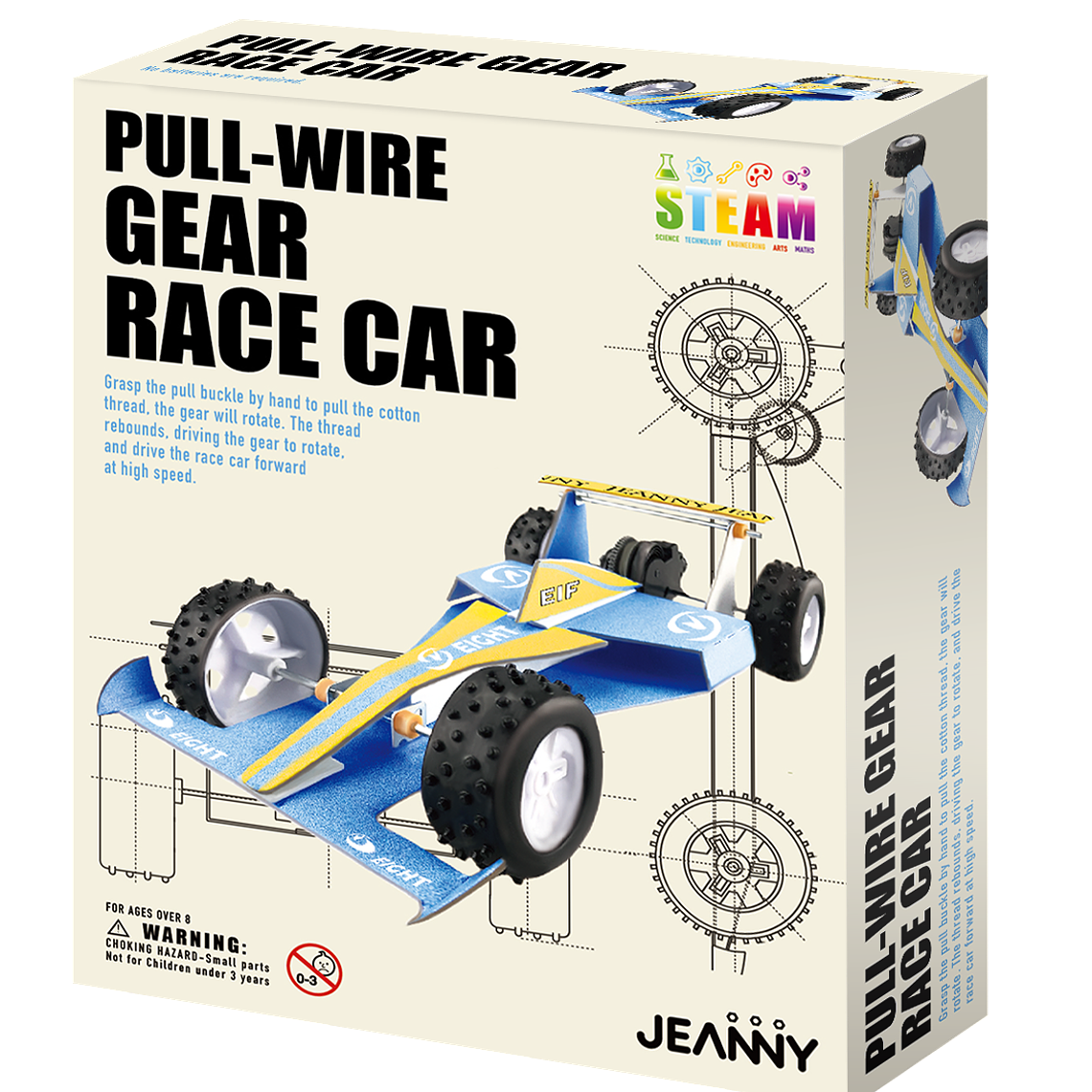 Kit de Ciencias - Auto de Carreras a Tracción 1