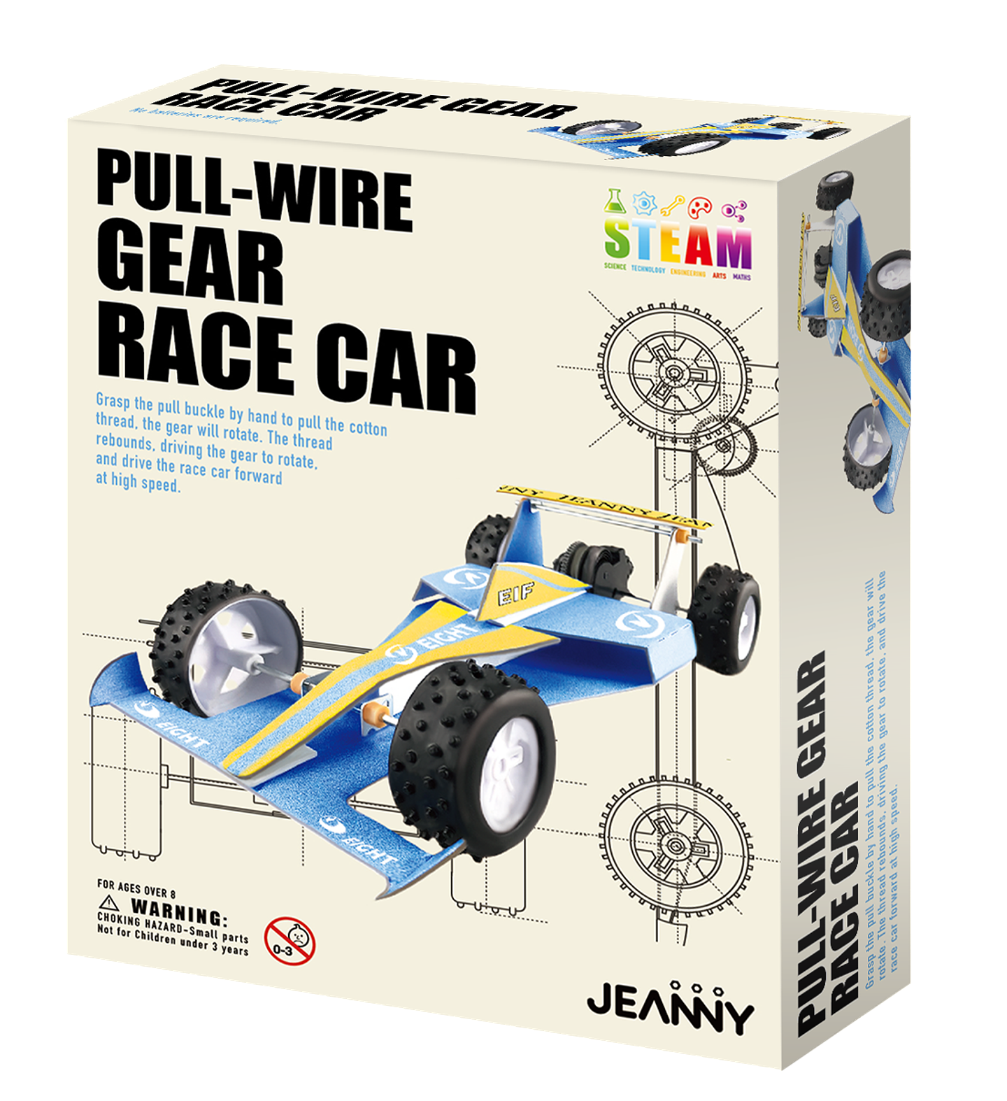 Kit de Ciencias - Auto de Carreras a Tracción 1