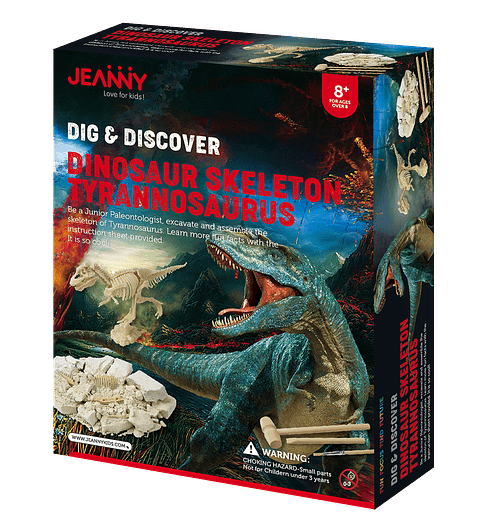 Excava y Descubre Esqueletos de Dinosaurios