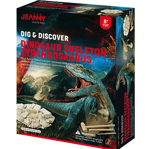 Excava y Descubre Esqueletos de Dinosaurios