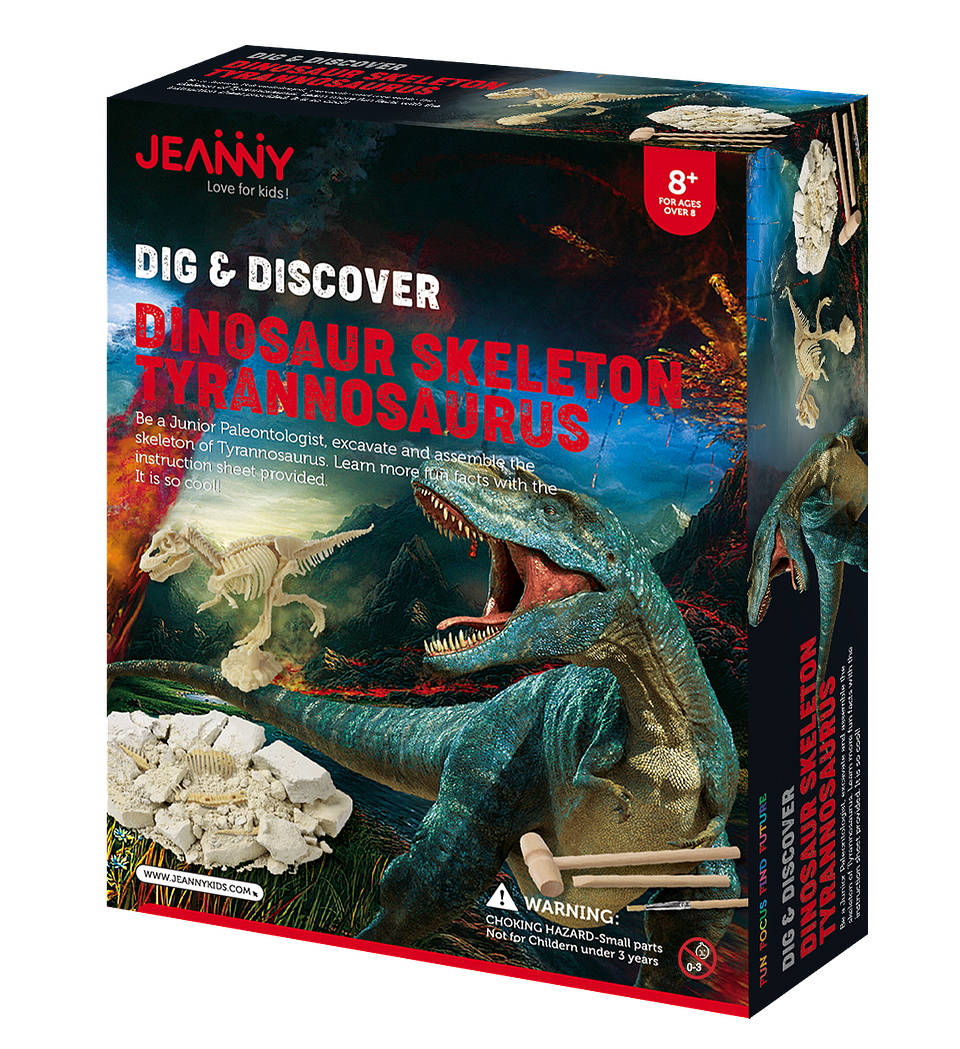 Excava y Descubre Esqueletos de Dinosaurios 1