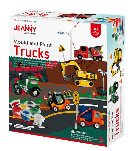Kit de Ciencias - Moldea y Pinta Camiones