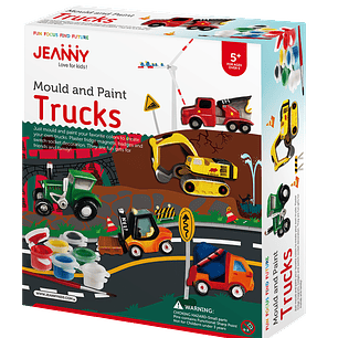 Kit de Ciencias - Moldea y Pinta Camiones