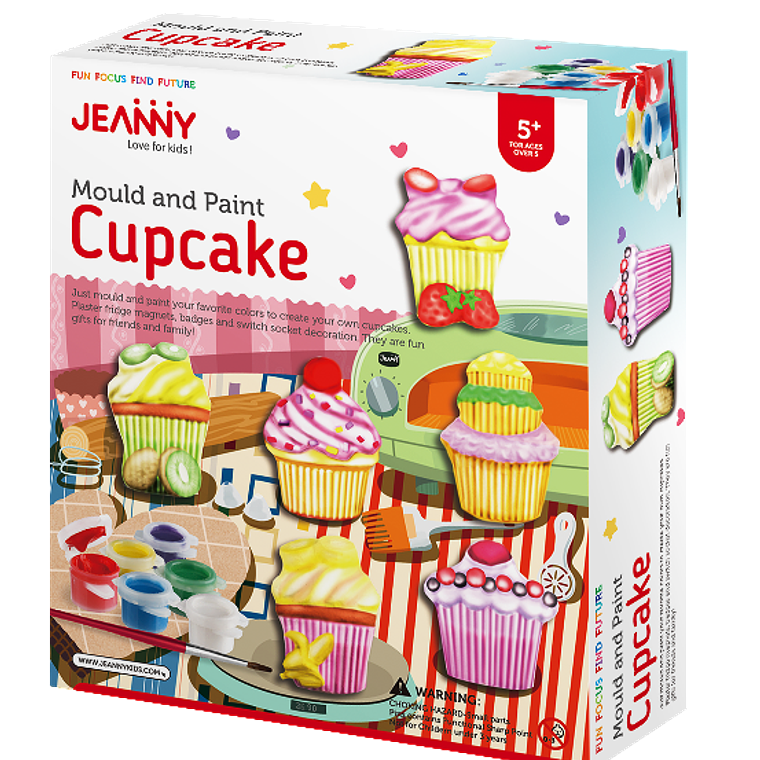 Kit de Ciencias - Moldea y Pinta Cupcakes 1