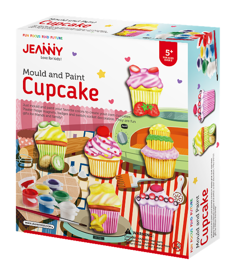 Kit de Ciencias - Moldea y Pinta Cupcakes 1